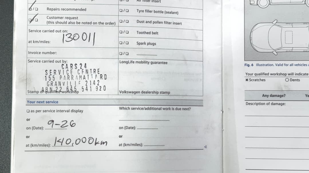 Service History
