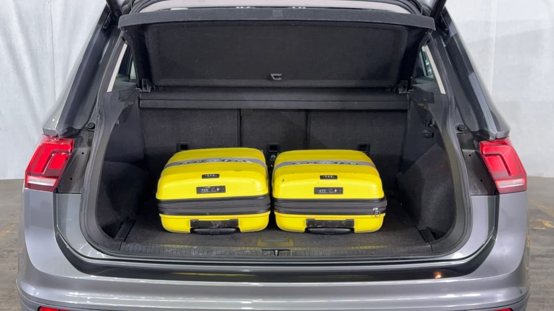 Boot Inside View with Luggage
