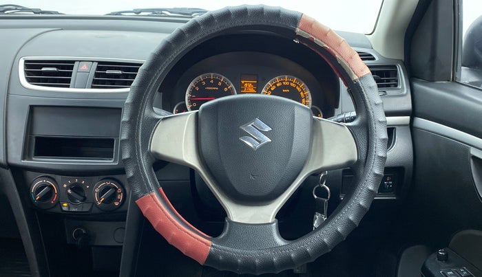 2014 Maruti Swift VXI D, Petrol, Manual, 31,860 km, Steering Wheel Close Up