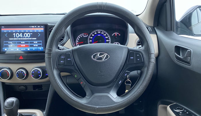 2018 Hyundai Grand i10 MAGNA 1.2 KAPPA VTVT, Petrol, Manual, 21,788 km, Steering Wheel Close Up