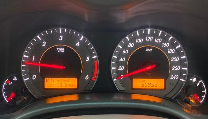 2010 Toyota Corolla Altis G DIESEL, Diesel, Manual, 51,139 km, Odometer Image