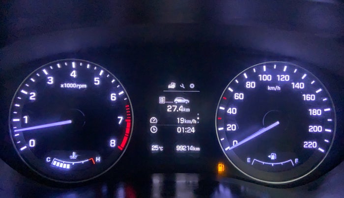 2014 Hyundai Elite i20 ASTA 1.2, Petrol, Manual, 99,214 km, Odometer Image