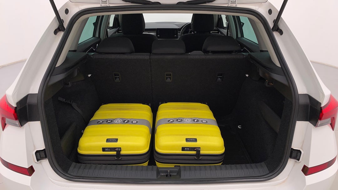 Boot Inside View with Luggage