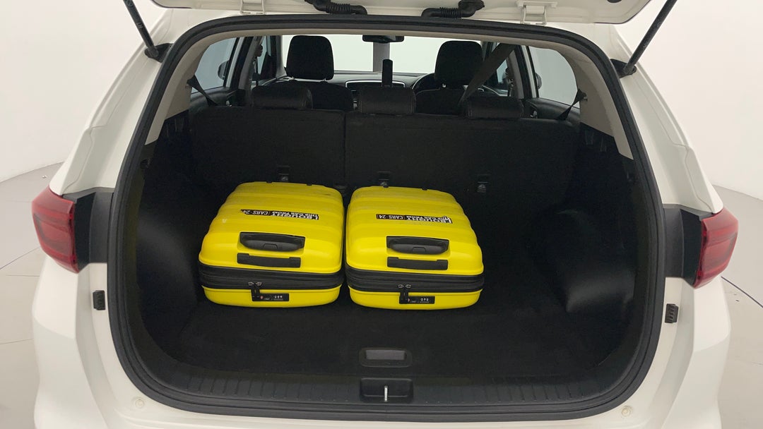 Boot Inside View with Luggage