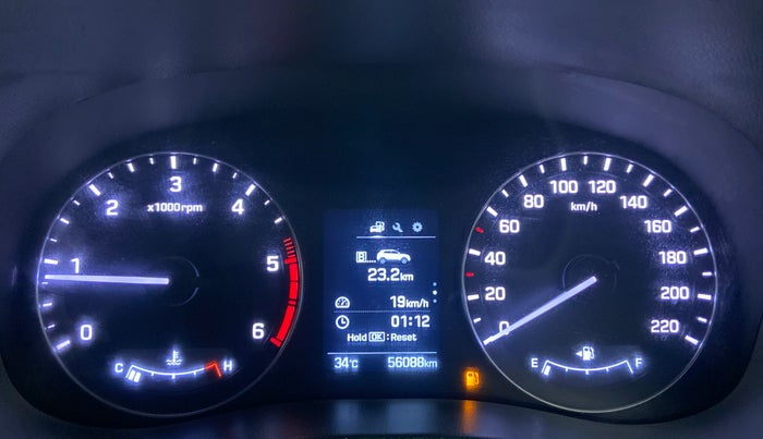 2015 Hyundai Creta 1.6 SX (O) CRDI, Diesel, Manual, 57,105 km, Odometer Image