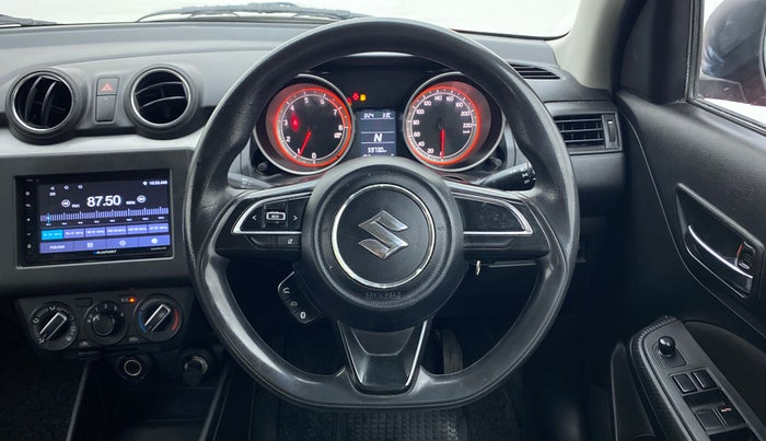 2018 Maruti Swift VXI AMT D, Petrol, Automatic, 60,498 km, Steering Wheel Close Up