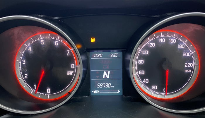2018 Maruti Swift VXI AMT D, Petrol, Automatic, 60,498 km, Odometer Image