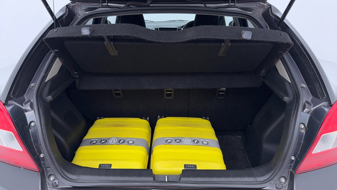 Boot Inside View with Luggage