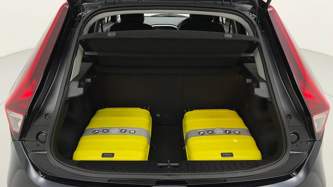 Boot Inside View with Luggage