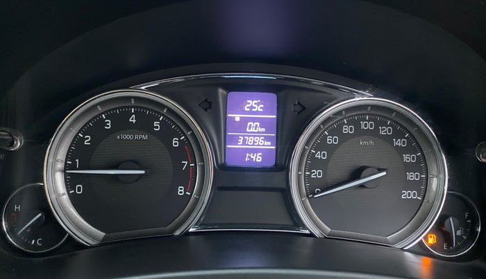 2017 Maruti Ciaz ALPHA 1.4 VVT, Petrol, Manual, 37,940 km, Odometer Image