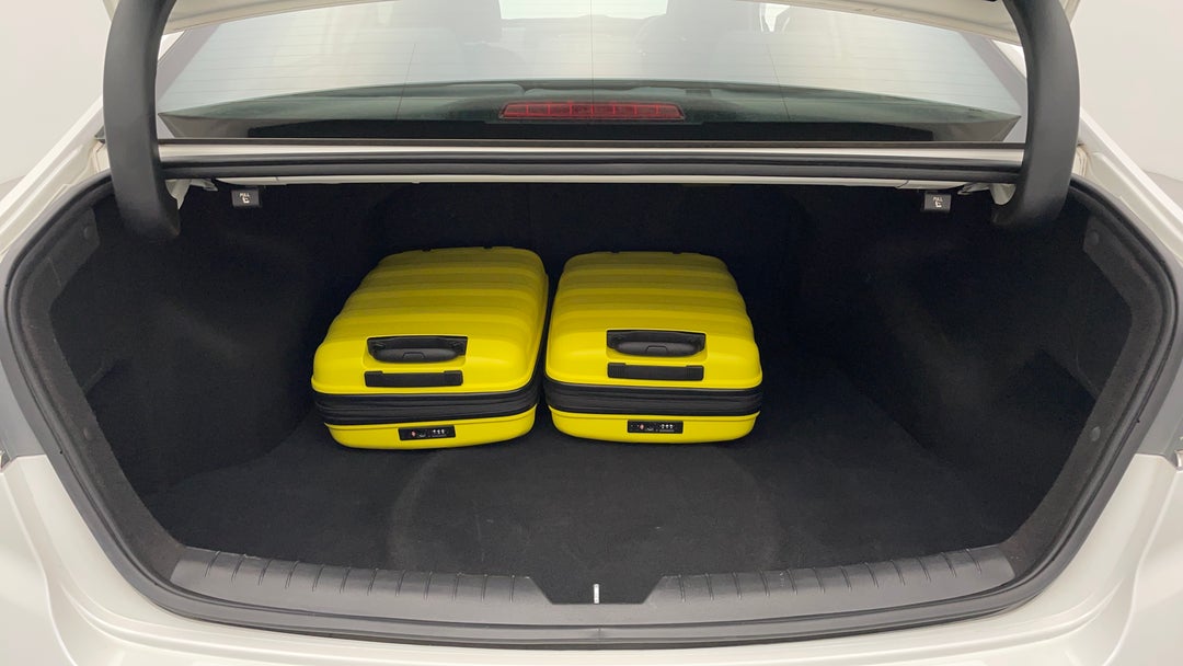 Boot Inside View with Luggage