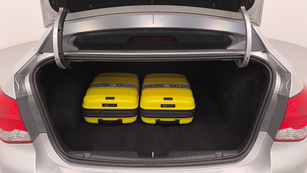 Boot Inside View with Luggage