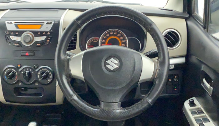 2016 Maruti Wagon R 1.0 VXI (O) AMT, Petrol, Automatic, 74,256 km, Steering Wheel Close Up