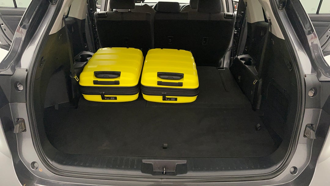 Boot Inside View with Luggage