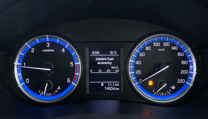 2015 Maruti S Cross ZETA 1.3, Diesel, Manual, 74,698 km, Odometer Image