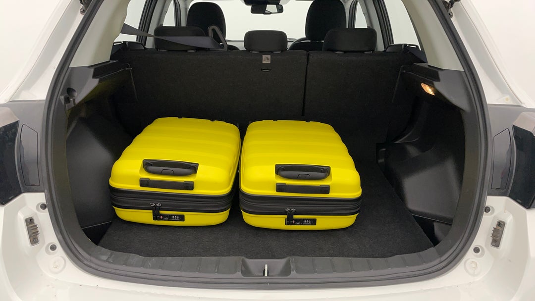 Boot Inside View with Luggage