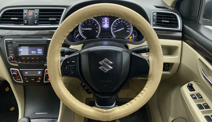 2018 Maruti Ciaz ZETA 1.4 VVT AMT, Petrol, Automatic, 27,048 km, Steering Wheel Close Up