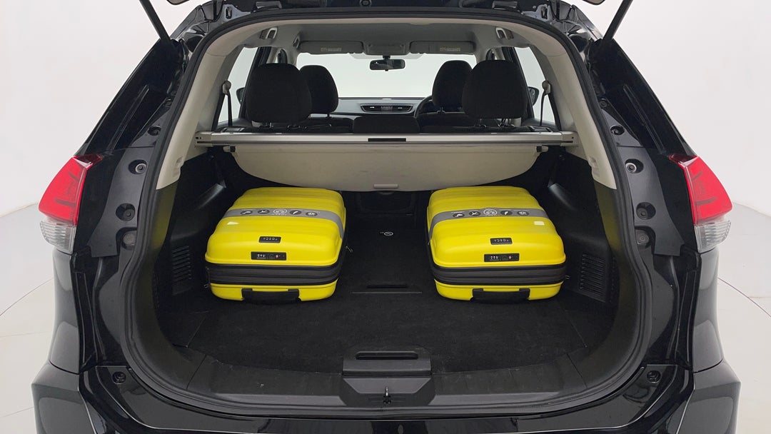 Boot Inside View with Luggage