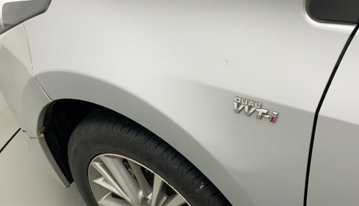 2015 Toyota Corolla Altis VL CVT PETROL, Petrol, Automatic, 66,362 km, Left fender - Slightly dented