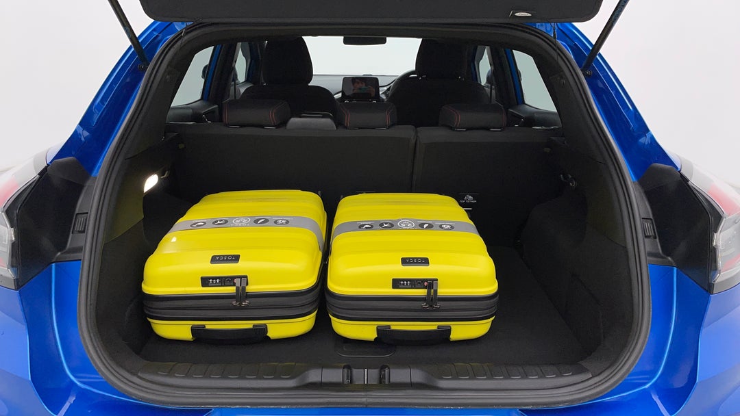 Boot Inside View with Luggage