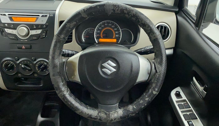 2014 Maruti Wagon R 1.0 VXI, Petrol, Manual, 49,301 km, Steering Wheel Close Up