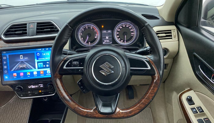2017 Maruti Dzire ZXI Plus AMT, Petrol, Automatic, 90,768 km, Steering Wheel Close Up