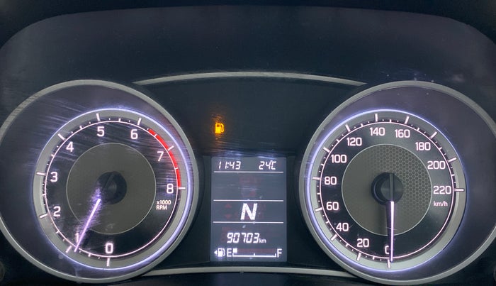 2017 Maruti Dzire ZXI Plus AMT, Petrol, Automatic, 90,768 km, Odometer Image