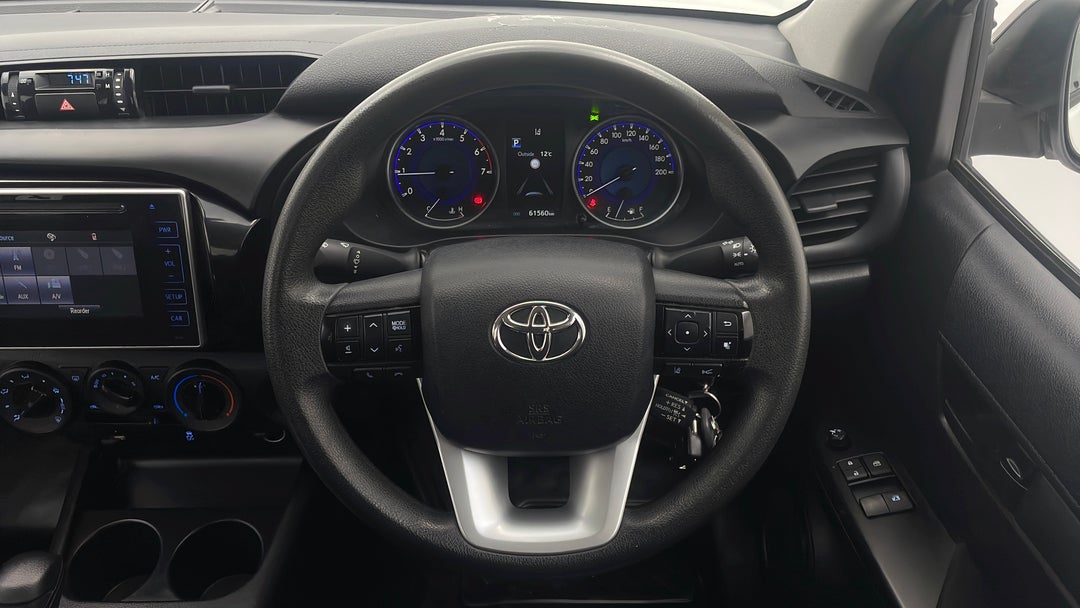 2019 Toyota Hilux Workmate, Automatic, 61438 km, Steering Wheel Close-up