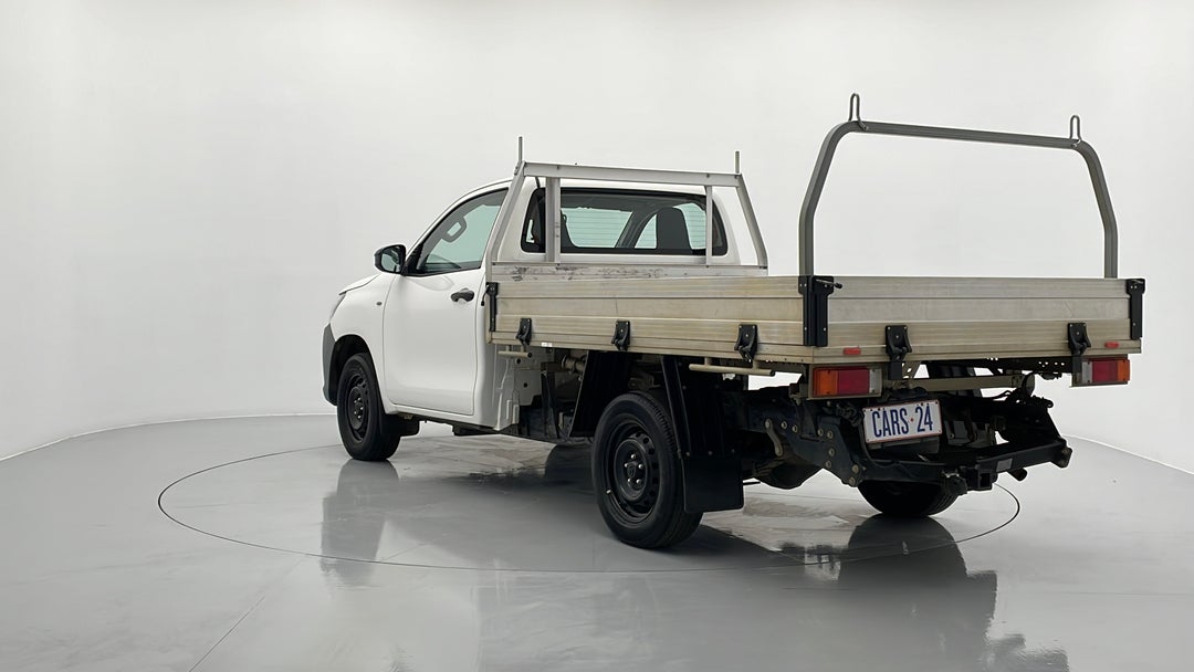 2019 Toyota Hilux Workmate, Automatic, 61438 km, Left Back Diagonal (45- Degree) View