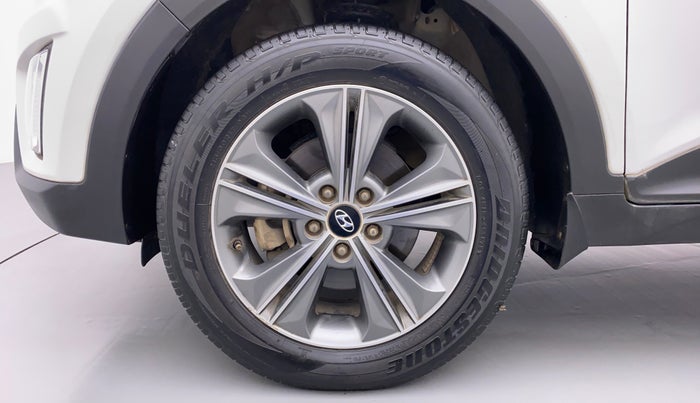 2017 Hyundai Creta SX PLUS 1.6 DUAL TONE VTVT, Petrol, Manual, 91,759 km, Left Front Wheel