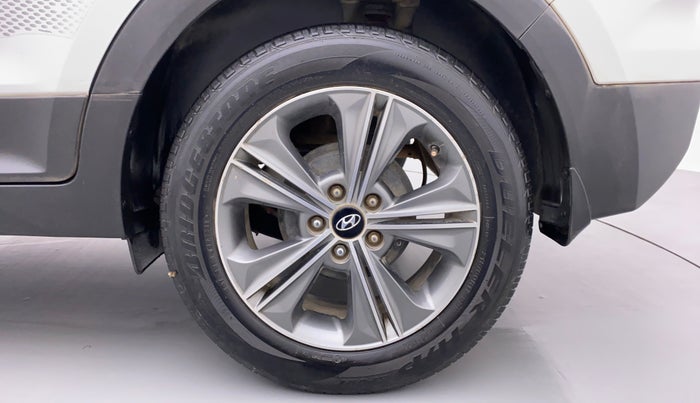 2017 Hyundai Creta SX PLUS 1.6 DUAL TONE VTVT, Petrol, Manual, 91,759 km, Left Rear Wheel