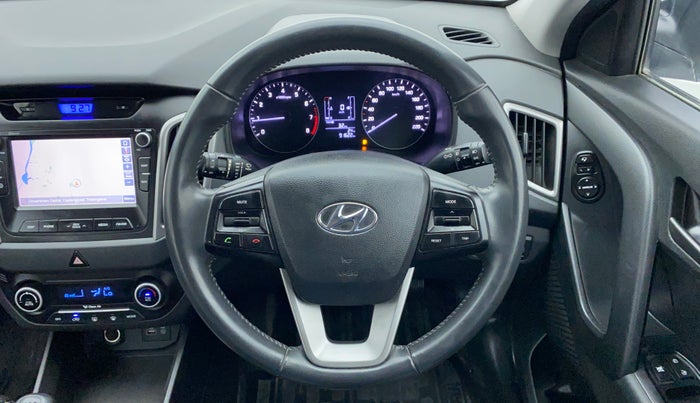 2017 Hyundai Creta SX PLUS 1.6 DUAL TONE VTVT, Petrol, Manual, 91,759 km, Steering Wheel Close Up
