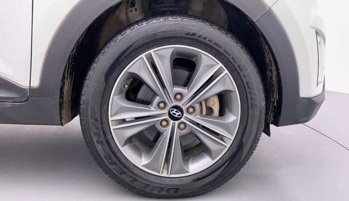 2017 Hyundai Creta SX PLUS 1.6 DUAL TONE VTVT, Petrol, Manual, 91,759 km, Right Front Wheel