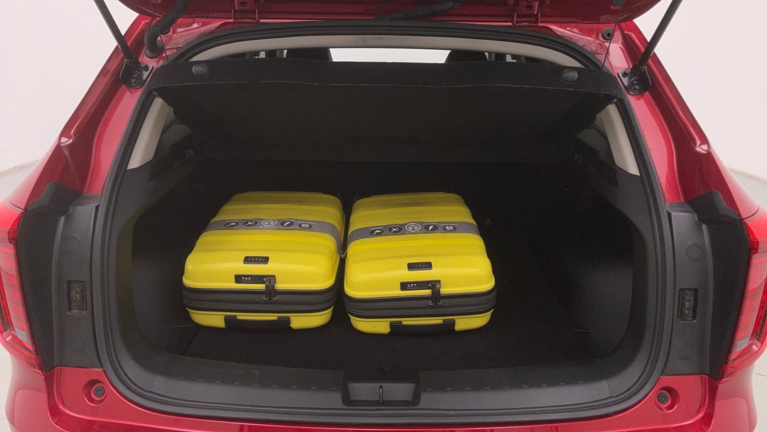 Boot Inside View with Luggage