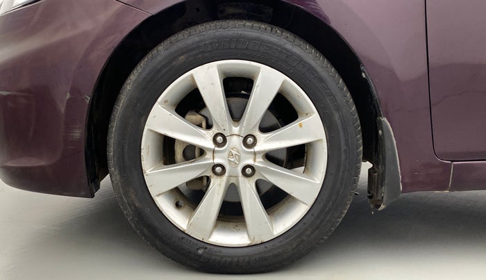 2013 Hyundai Verna FLUIDIC 1.6 CRDI SX OPT, Diesel, Manual, 95,033 km, Left Front Wheel