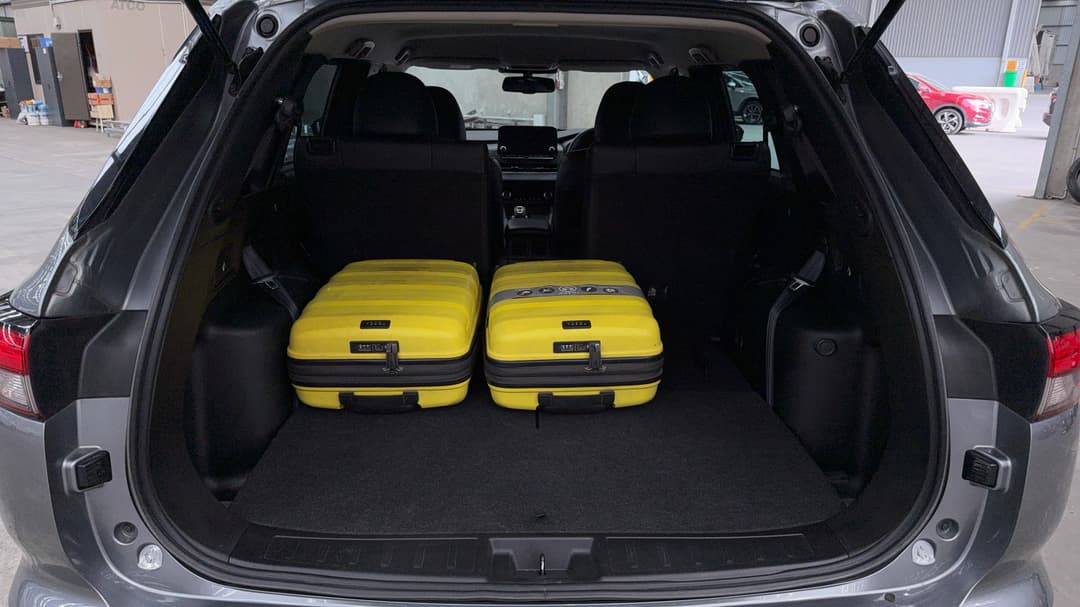 2022 Mitsubishi Outlander Ls 7 Seat (2WD), Automatic, 91764 km, Boot Inside View with Luggage