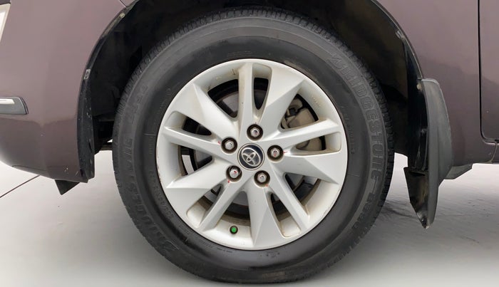 2018 Toyota Innova Crysta 2.4 VX 8 STR, Diesel, Manual, 81,300 km, Left Front Wheel