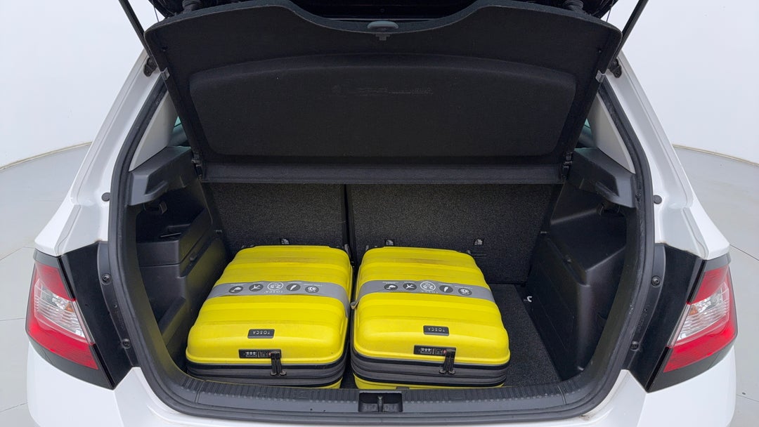 Boot Inside View with Luggage