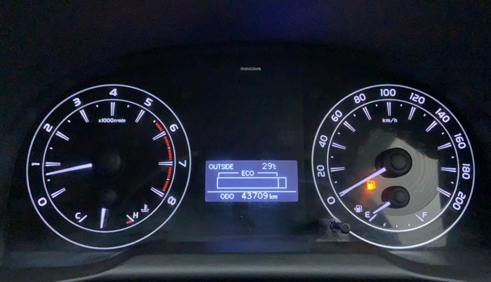 2017 Toyota Innova Crysta 2.7 GX 7 STR MT, Petrol, Manual, 43,867 km, Odometer Image