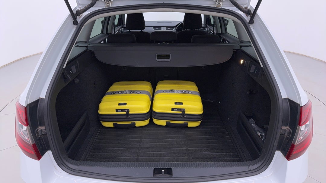 Boot Inside View with Luggage