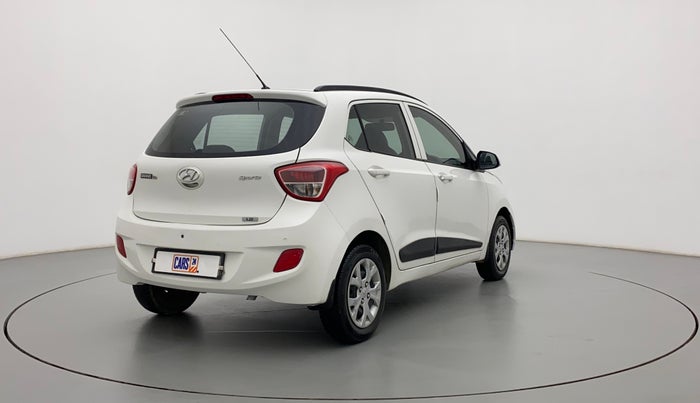 2015 Hyundai Grand i10 SPORTZ 1.2 KAPPA VTVT, CNG, Manual, 73,034 km, Right Back Diagonal