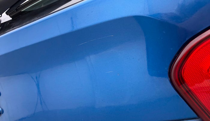 2017 Maruti IGNIS ZETA 1.2 AMT, Petrol, Automatic, 65,697 km, Dicky (Boot door) - Minor scratches