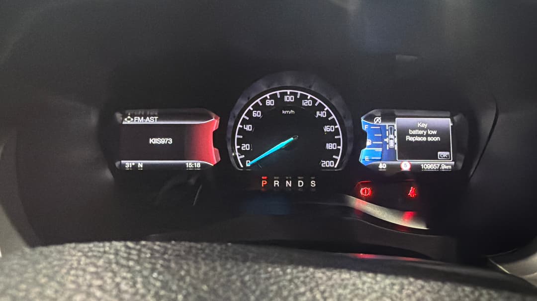 2020 Ford Everest Trend (4WD 7 Seat), Automatic, 109657 km, Odometer View