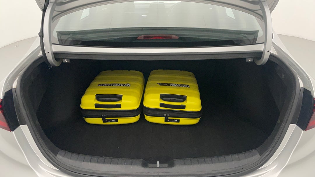 Boot Inside View with Luggage