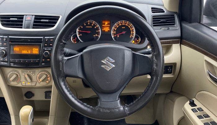2015 Maruti Swift Dzire VXI AT, Petrol, Automatic, 56,836 km, Steering Wheel Close Up