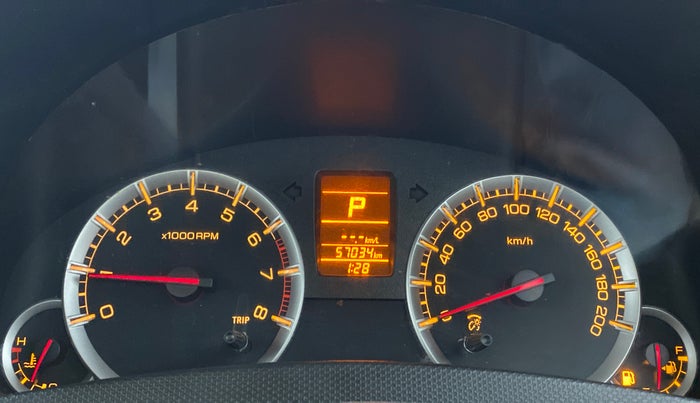 2015 Maruti Swift Dzire VXI AT, Petrol, Automatic, 56,836 km, Odometer Image