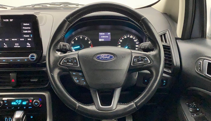 2018 Ford Ecosport TITANIUM + 1.5L PETROL AT, Petrol, Automatic, 51,383 km, Steering Wheel Close Up
