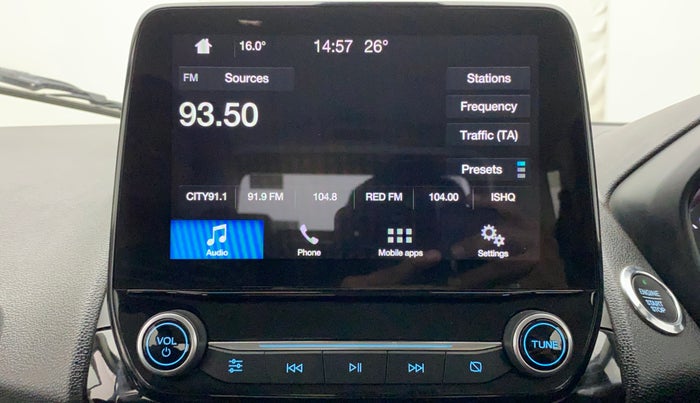 2018 Ford Ecosport TITANIUM + 1.5L PETROL AT, Petrol, Automatic, 51,383 km, Infotainment System