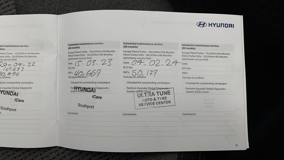 2019 Hyundai Santa Fe Active Crdi (awd), Automatic, 53314 km, Service History