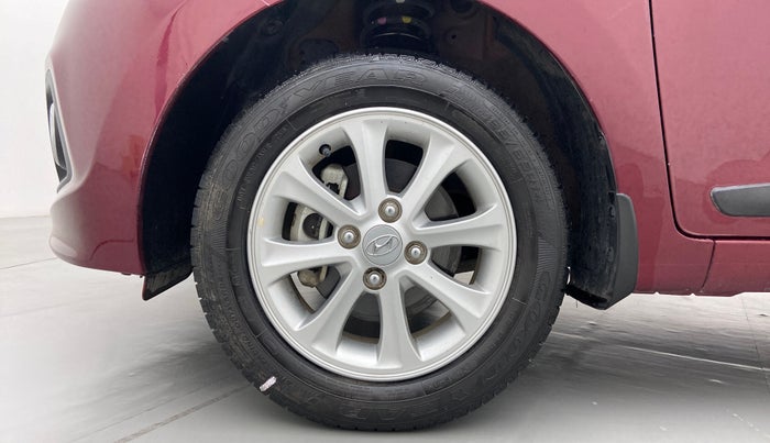 2015 Hyundai Grand i10 ASTA 1.2 KAPPA VTVT, Petrol, Manual, 13,032 km, Left Front Wheel